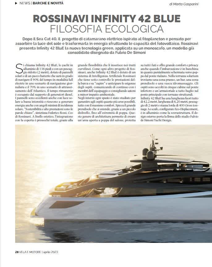 Vela e Motore/Infinity 42 BluE