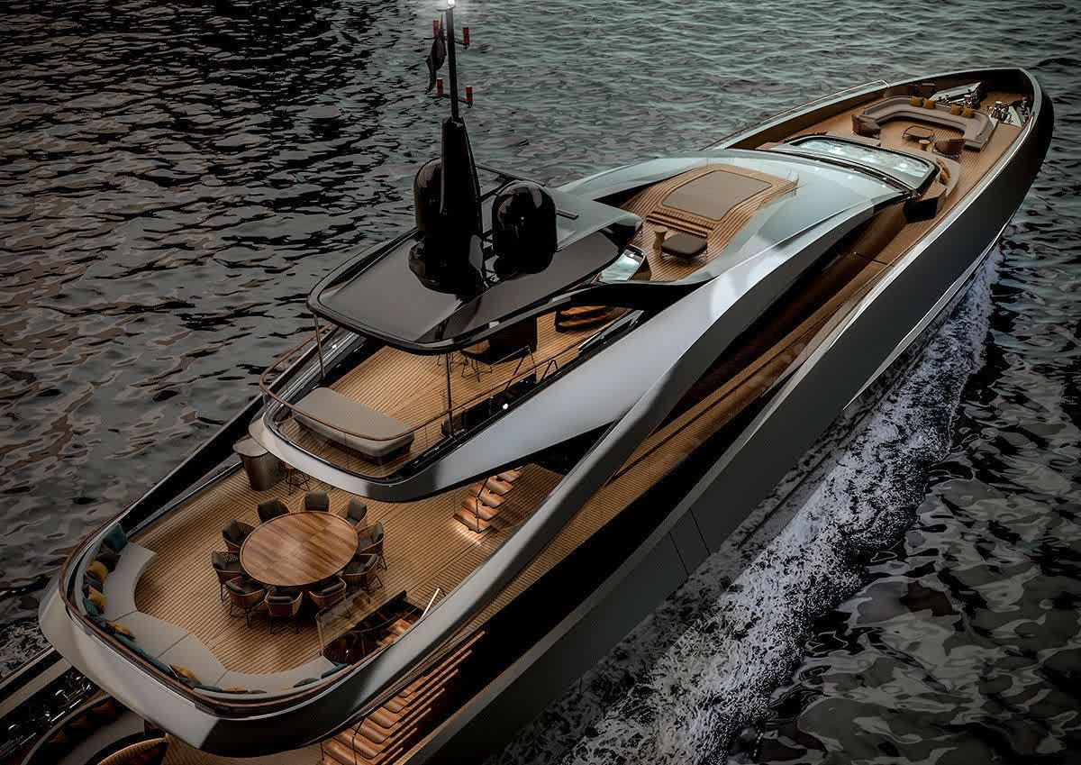 Le designer attitré de Ferrari présente un nouveau yacht et il est sublime