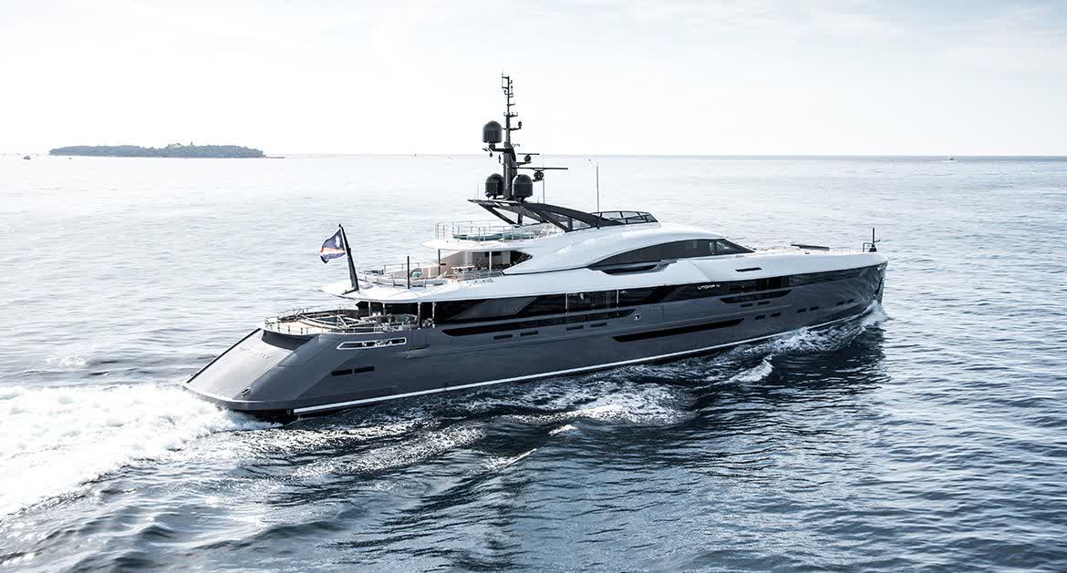 Utopia IV took home the trophy in the Semi-Displacement or Planing Motor Yachts 131ft and Above category